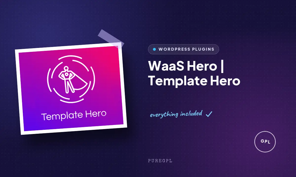 WaaS Hero | Template Hero