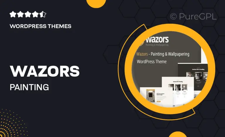 wazors painting wallpapering wordpress theme