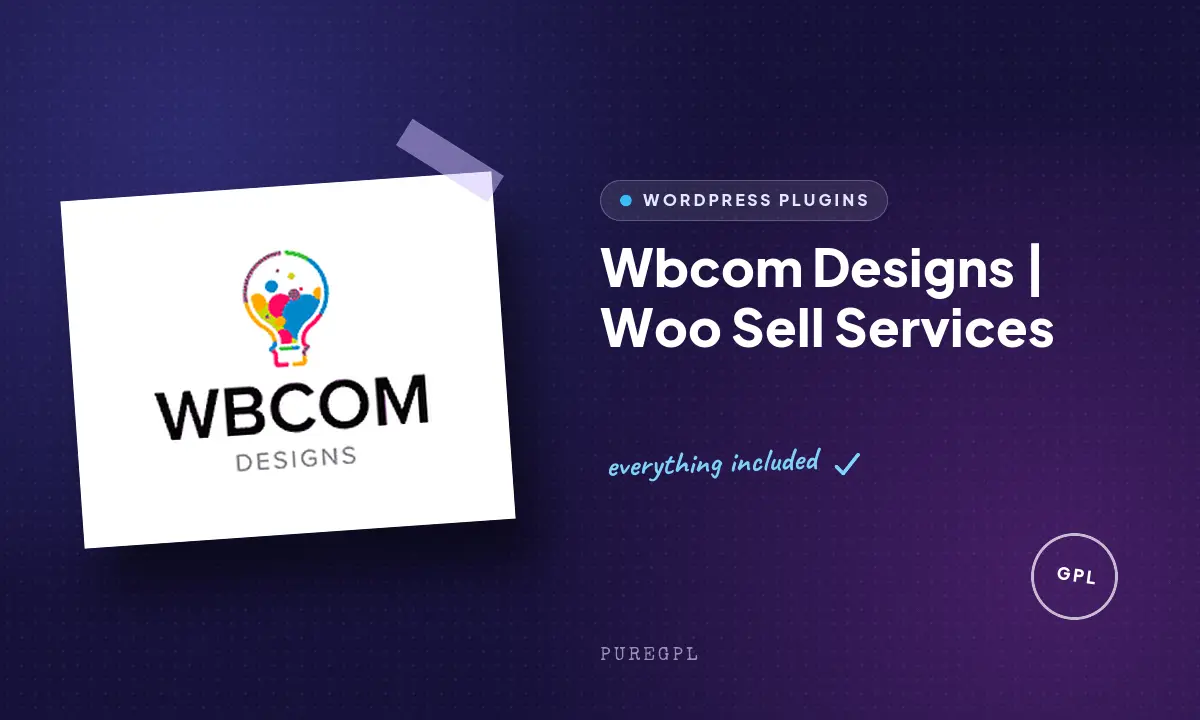 Wbcom Designs | Woo Sell Services
