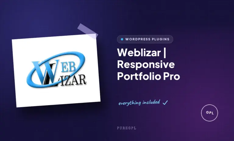 weblizar responsive portfolio pro