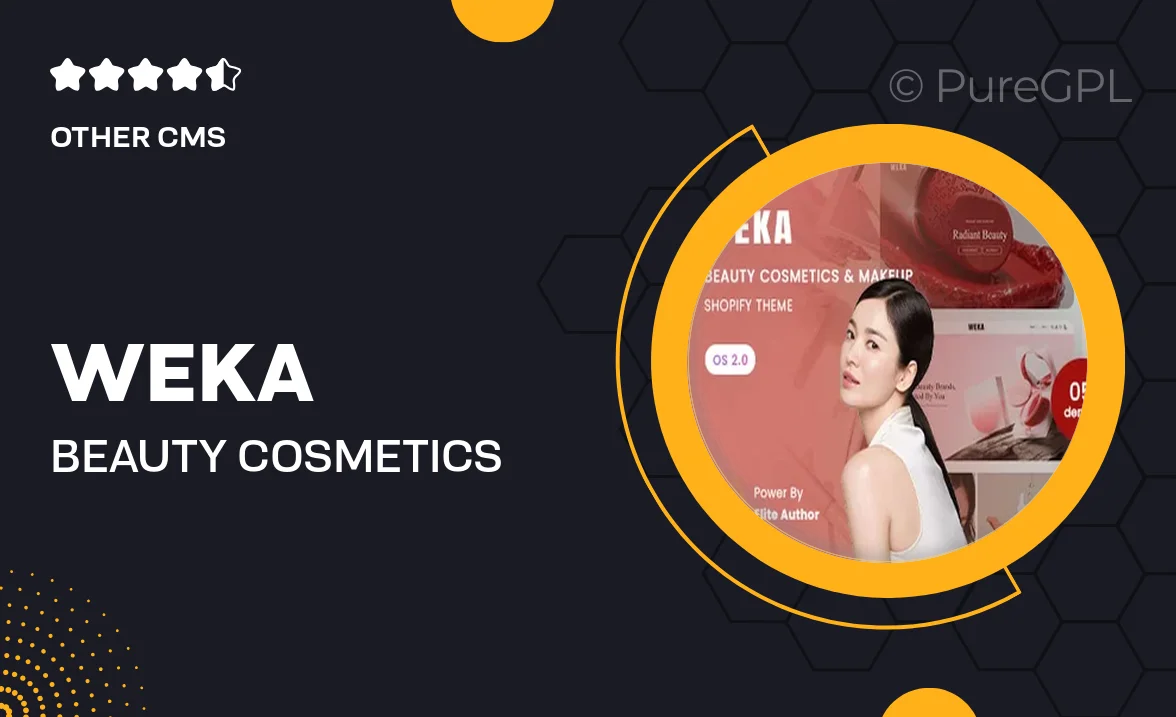 Weka – Beauty Cosmetics & Makeup Shopify 2.0 Theme