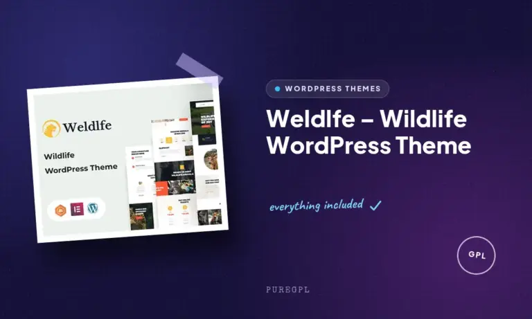 weldlfe wildlife wordpress theme