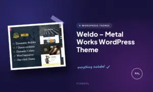 weldo metal works wordpress theme