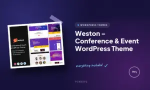 weston conference event wordpress theme