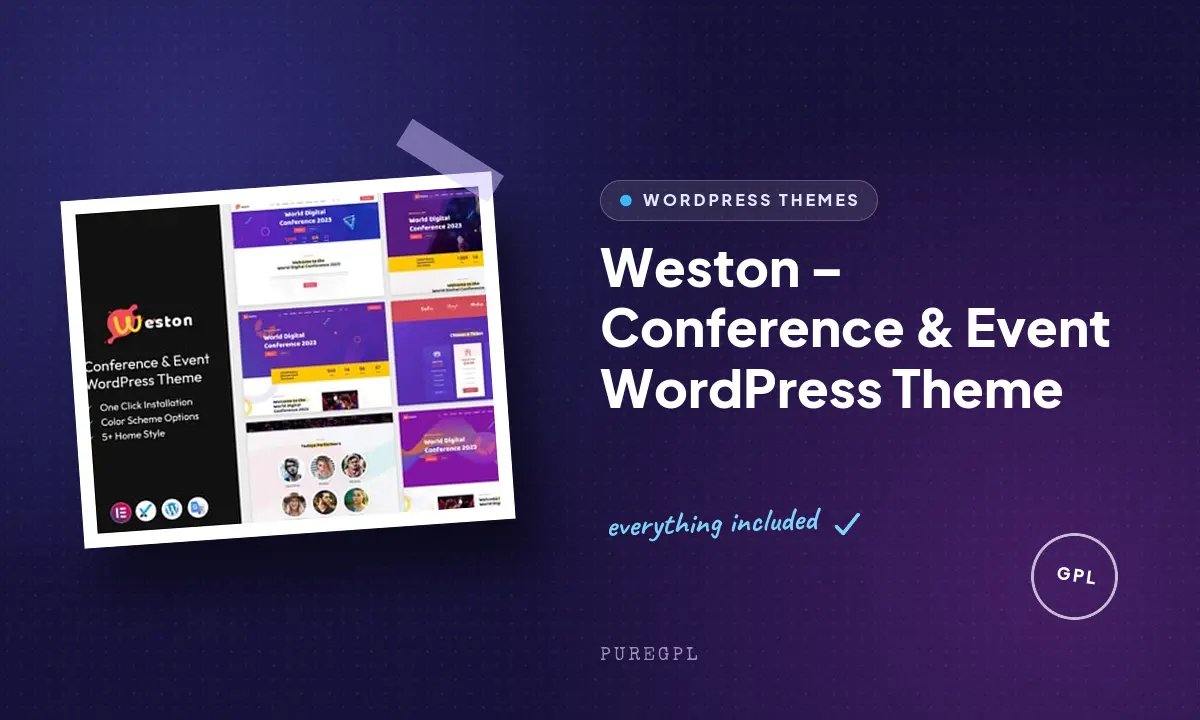 Weston – Conference & Event WordPress Theme