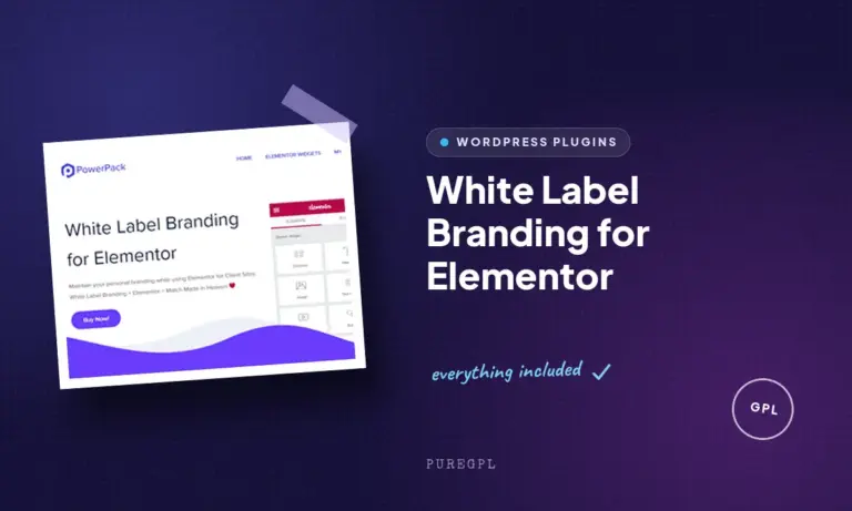 white label branding for elementor