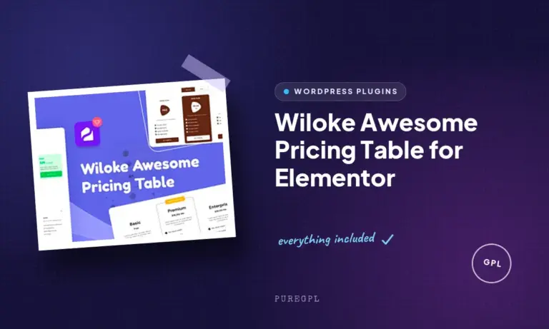 wiloke awesome pricing table for elementor