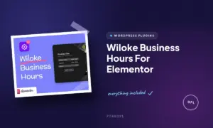 wiloke business hours for elementor