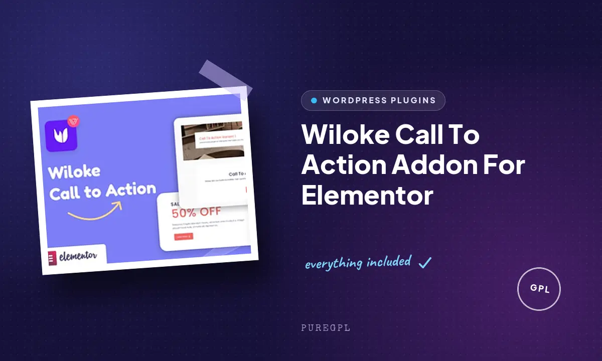 Wiloke Call To Action Addon For Elementor