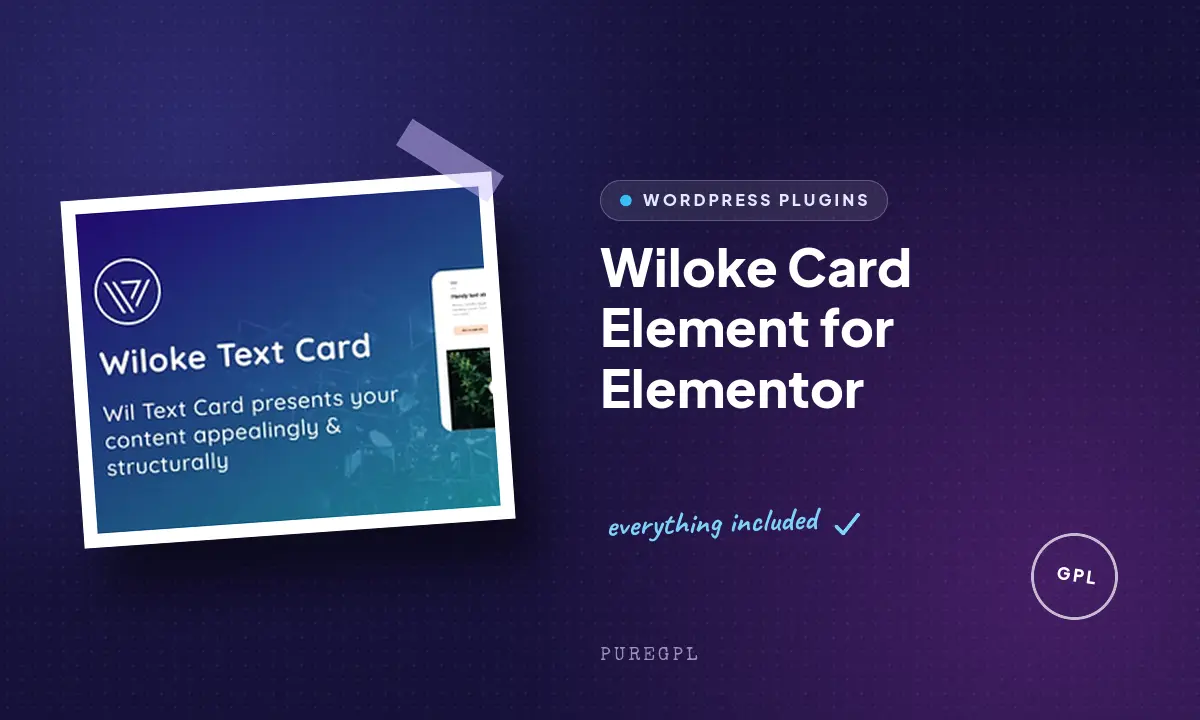 Wiloke Card Element for Elementor