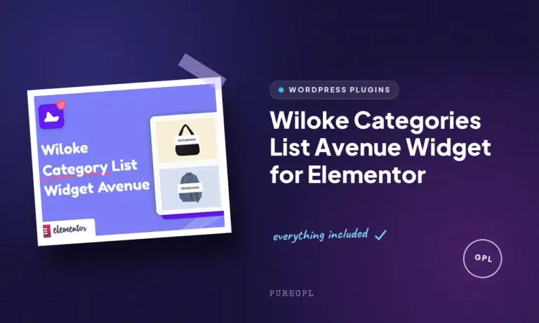 wiloke categories list avenue widget for elementor