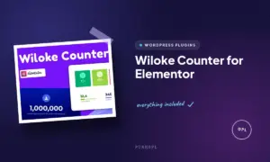 wiloke counter for elementor