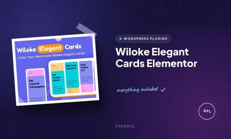 wiloke elegant cards elementor