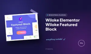 wiloke elementor wiloke featured block