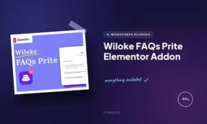 wiloke faqs prite elementor addon