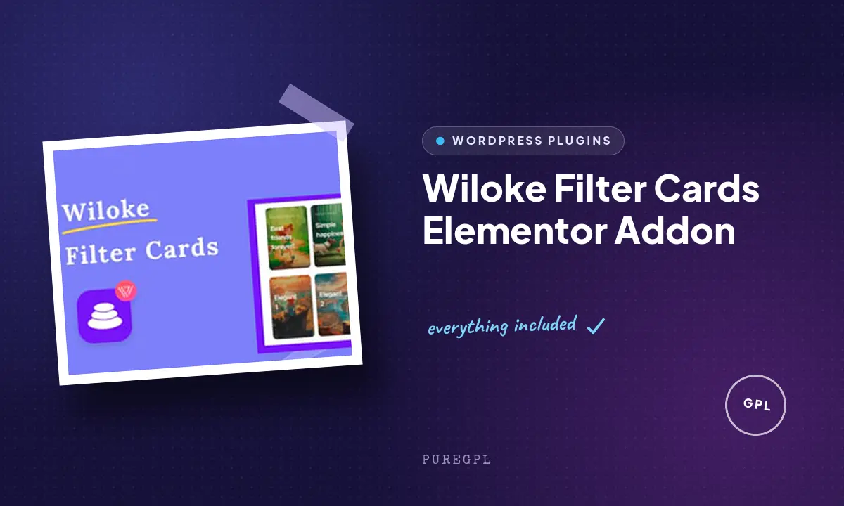 Wiloke Filter Cards Elementor Addon