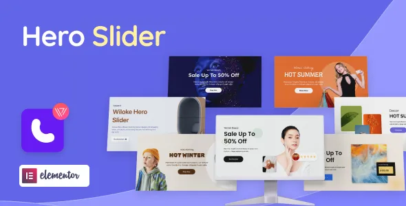 wiloke hero slider widget for elementor 1