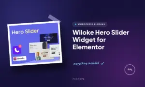 wiloke hero slider widget for elementor