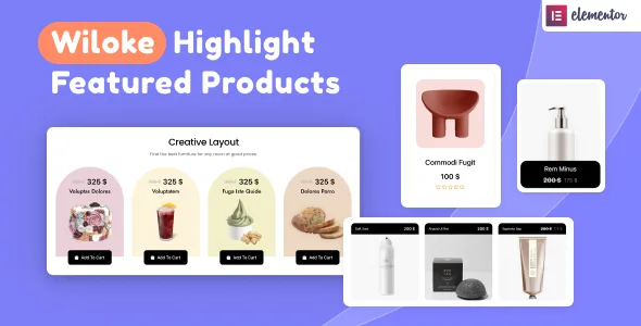 wiloke highlight featured products for elementor 1