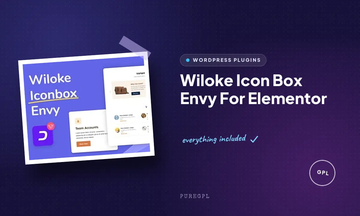 Wiloke Icon Box Envy For Elementor