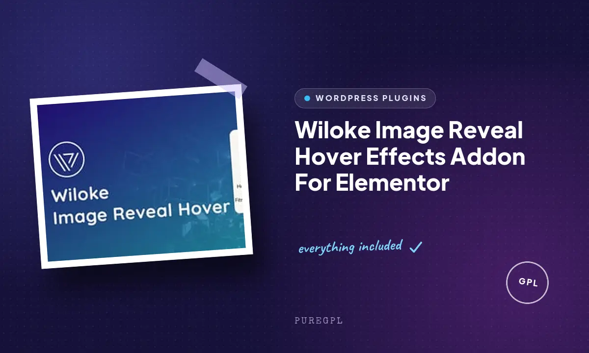 Wiloke Image Reveal Hover Effects Addon For Elementor
