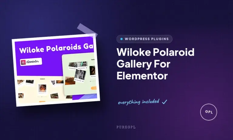 wiloke polaroid gallery for elementor