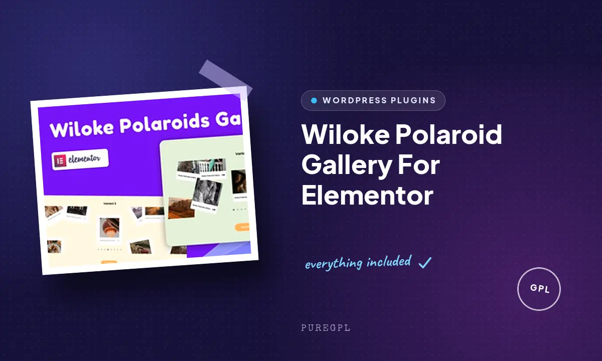Wiloke Polaroid Gallery For Elementor
