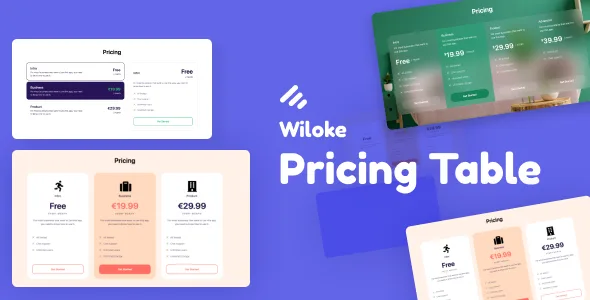 wiloke pricing table addon for elementor 1