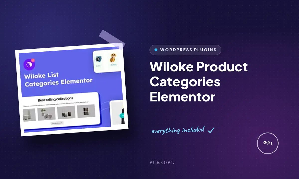 Wiloke Product Categories Elementor