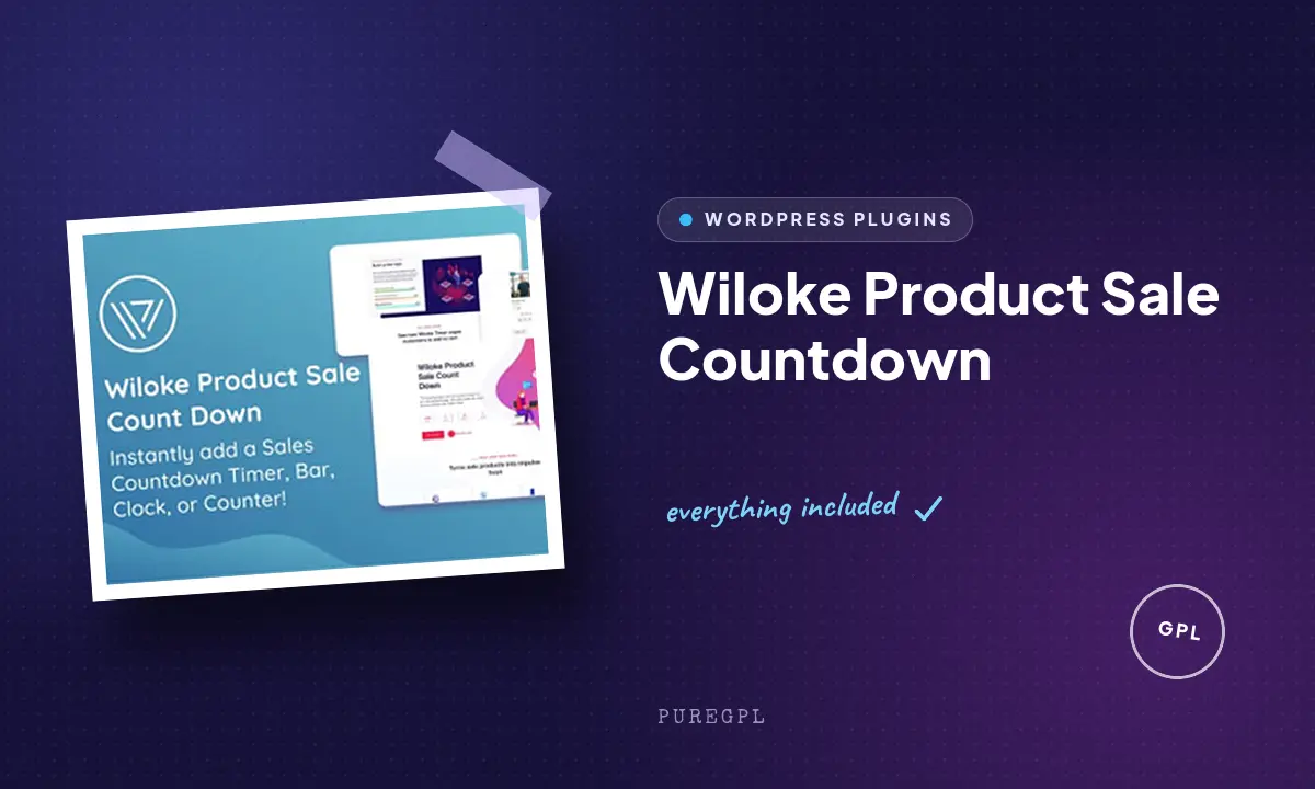 Wiloke Product Sale Countdown