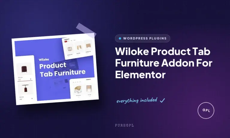 wiloke product tab furniture addon for elementor