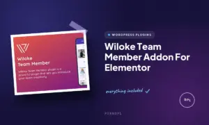 wiloke team member addon for elementor