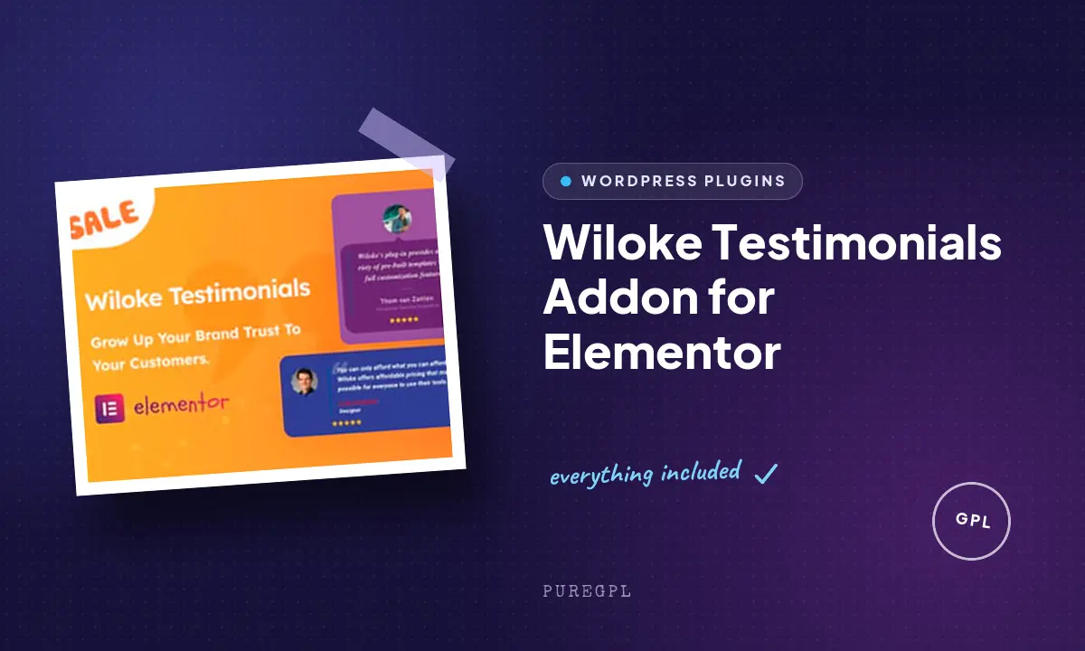 Wiloke Testimonials Addon for Elementor