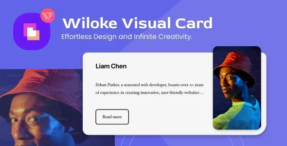wiloke visual card elementor 1