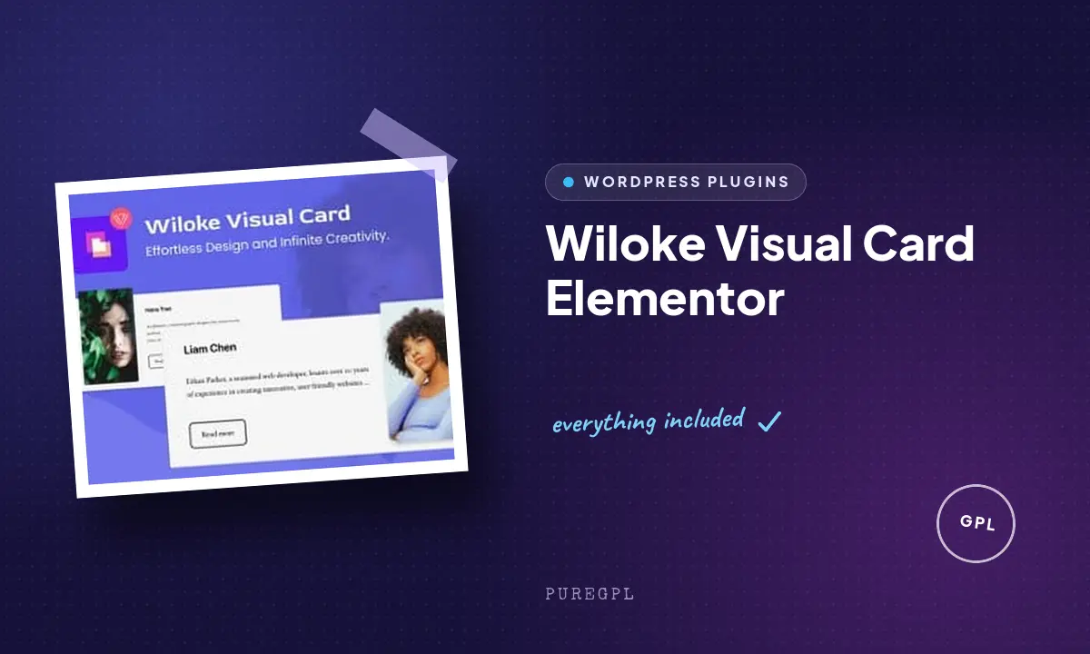 Wiloke Visual Card Elementor