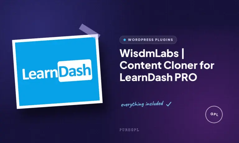 wisdmlabs content cloner for learndash pro