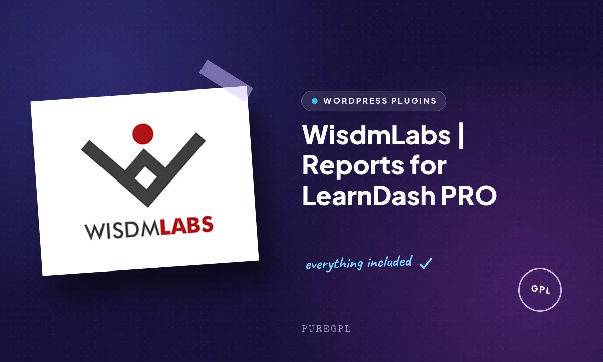 WisdmLabs | Reports for LearnDash PRO
