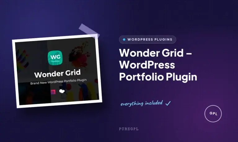 wonder grid wordpress portfolio plugin