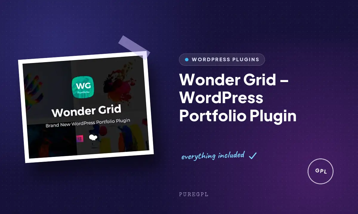 Wonder Grid – WordPress Portfolio Plugin