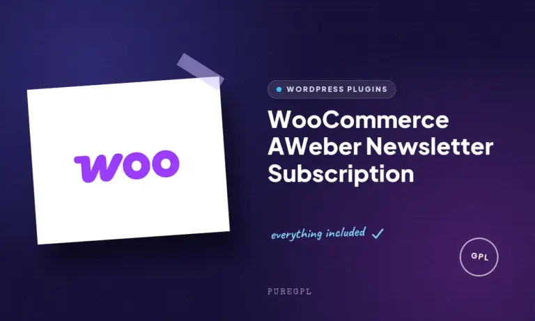 woocommerce aweber newsletter subscription