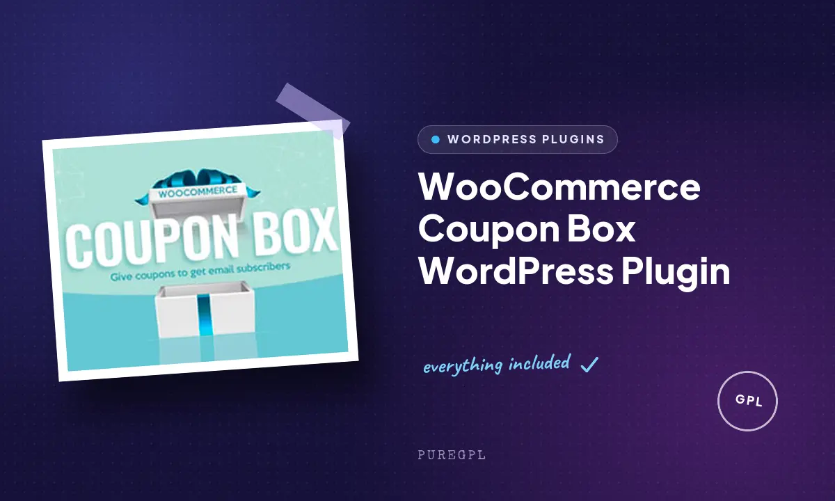 WooCommerce Coupon Box WordPress Plugin
