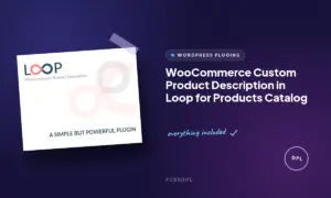 woocommerce custom product description in loop for products catalog