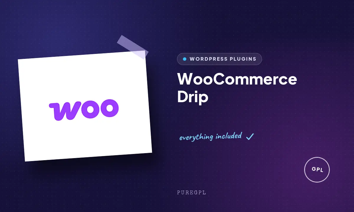 WooCommerce Drip