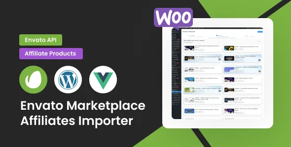 woocommerce envato affiliates importer 1