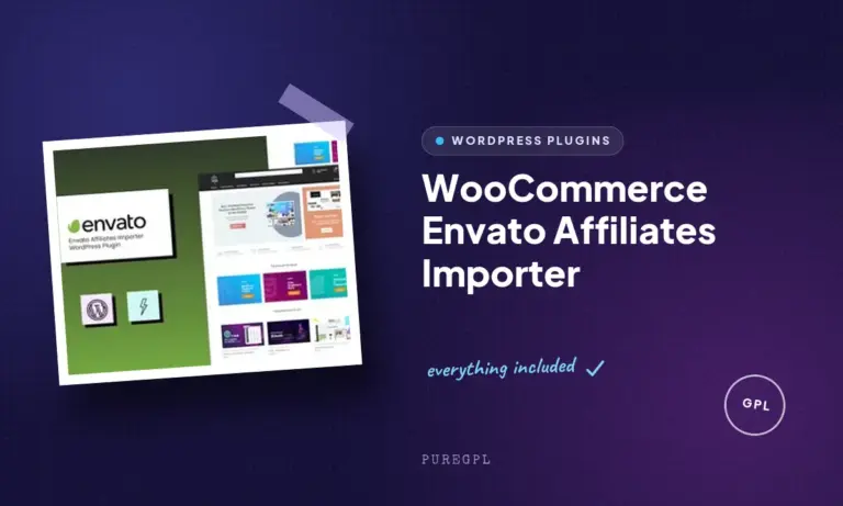 woocommerce envato affiliates importer