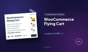woocommerce flying cart