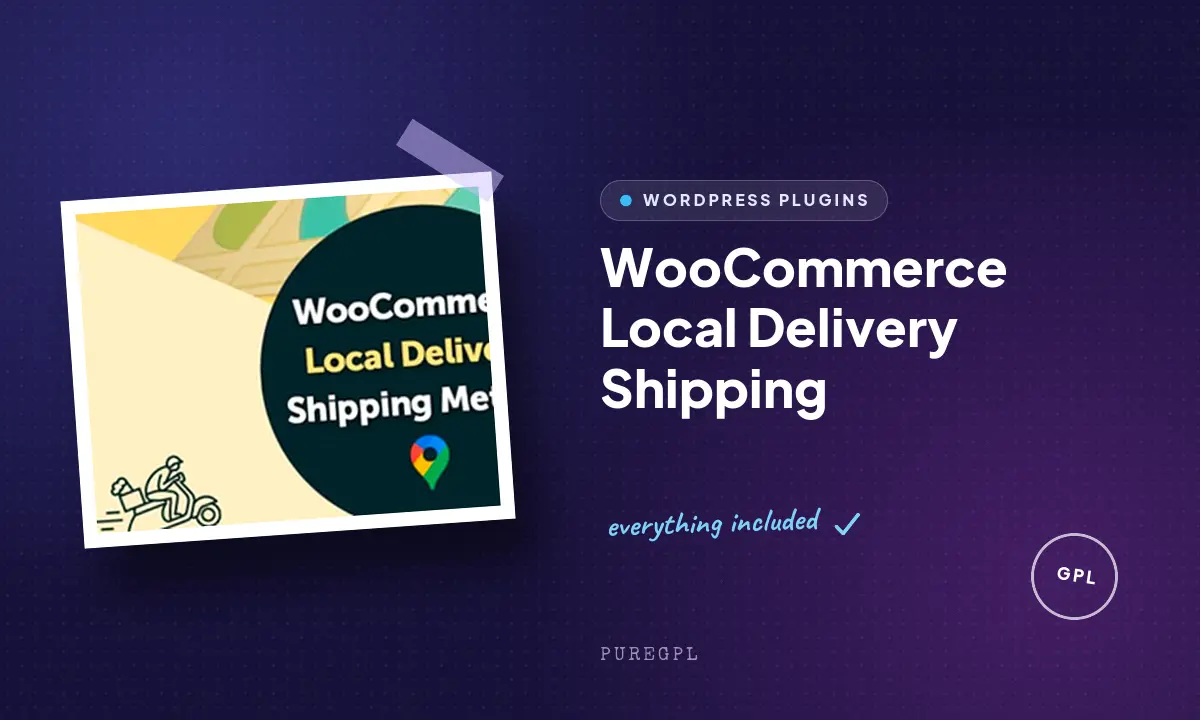 WooCommerce Local Delivery Shipping
