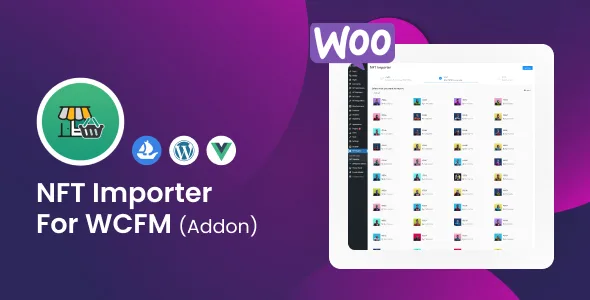 woocommerce nft importer wcfm addon 1