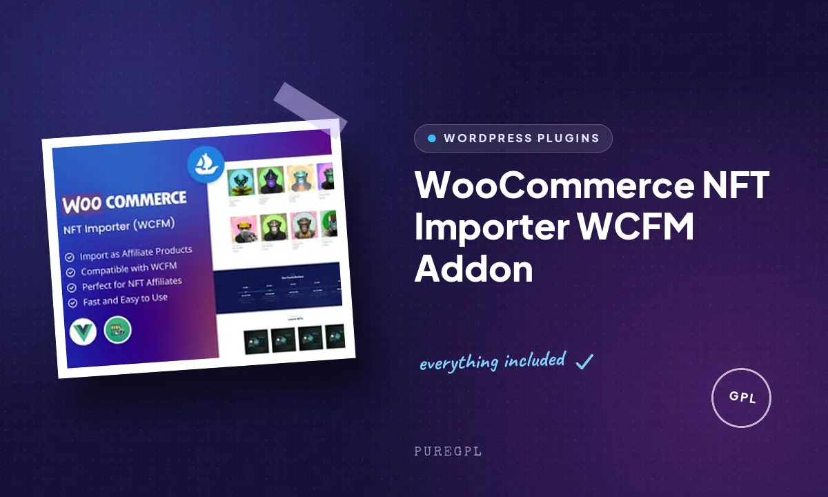 WooCommerce NFT Importer WCFM Addon