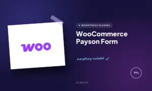 woocommerce payson form